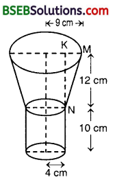 Bihar Board Class 10th Maths Solutions 13 Surface Areas and Volumes Ex 13.5 6
