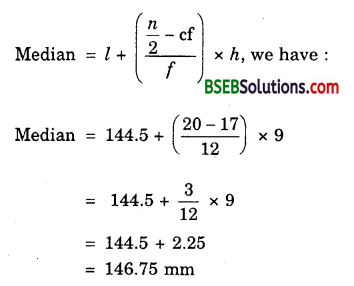 Bihar Board Class 10th Maths Solutions Chapter 14 Statistics Ex 14.3 13