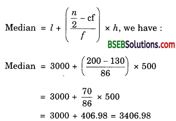 Bihar Board Class 10th Maths Solutions Chapter 14 Statistics Ex 14.3 16