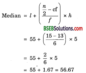 Bihar Board Class 10th Maths Solutions Chapter 14 Statistics Ex 14.3 24