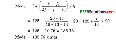 Bihar Board Class 10th Maths Solutions Chapter 14 Statistics Ex 14.3 5