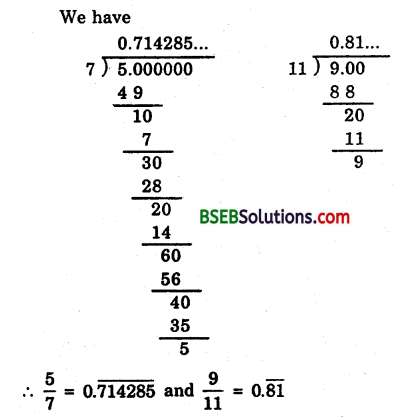 Bihar Board Class 9th Maths Solutions Chapter Bihar Board Class 9th Maths Solutions Chapter 1 Number Systems Ex 1.3 10