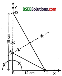 Bihar Board Class 9th Maths Solutions Chapter 11 Constructions Ex 11.2 5