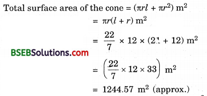 Bihar Board Class 9th Maths Solutions Chapter 13 Surface Areas and Volumes Ex 13.3 1
