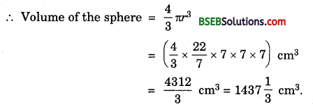 Bihar Board Class 9th Maths Solutions Chapter 13 Surface Areas and Volumes Ex 13.8 1