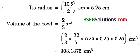 Bihar Board Class 9th Maths Solutions 13 Surface Areas and Volumes Ex 13.8 5