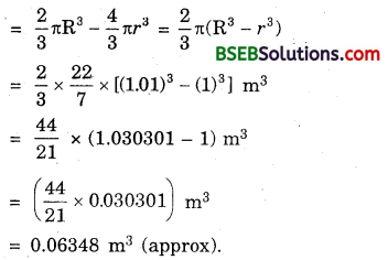 Bihar Board Class 9th Maths Solutions Chapter 13 Surface Areas and Volumes Ex 13.8 6