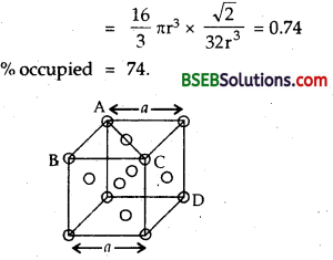 Bihar Board Class 12 Chemistry Solutions Chapter 1 The Solid State 10