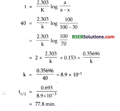 Bihar Board Class 12 Chemistry Solutions Chapter 4 Chemical Kinetics 22