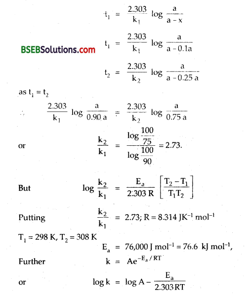 Bihar Board Class 12 Chemistry Solutions Chapter 4 Chemical Kinetics 36