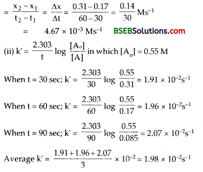 Bihar Board Class 12 Chemistry Solutions Chapter 4 Chemical Kinetics 9