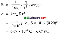 Bihar Board Class 12th Physics Solutions Chapter 1 Electric Charges and Fields -23