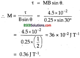 Bihar Board Class 12th Physics Solutions Chapter 5 Magnetism and Matter - 1
