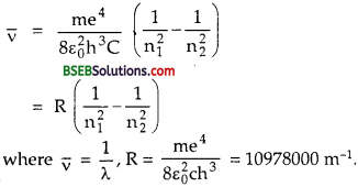 Bihar Board Class 12th Physics Solutions Chapter 12 Atoms - 1