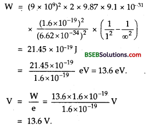 Bihar Board Class 12th Physics Solutions Chapter 12 Atoms - 66