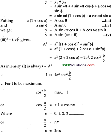 Bihar Board Class 12th Physics Solutions Chapter 10 Wave Optics 20