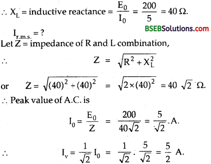 Bihar Board Class 12th Physics Solutions Chapter 7 Alternating Current 107