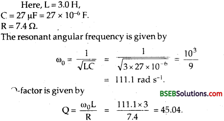 Bihar Board Class 12th Physics Solutions Chapter 7 Alternating Current 40