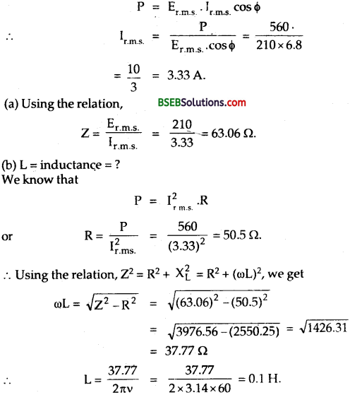 Bihar Board Class 12th Physics Solutions Chapter 7 Alternating Current 98