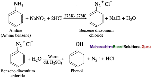 Maharashtra Board Class 12 Chemistry Solutions Chapter 11 Alcohols, Phenols and Ethers 113