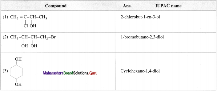Maharashtra Board Class 12 Chemistry Solutions Chapter 11 Alcohols, Phenols and Ethers 23