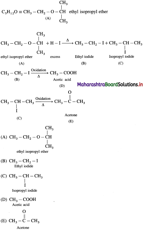 Maharashtra Board Class 12 Chemistry Solutions Chapter 11 Alcohols, Phenols and Ethers 243