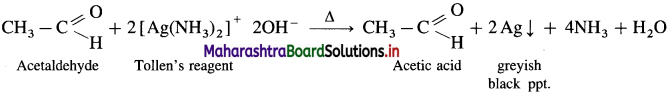 Maharashtra Board Class 12 Chemistry Solutions Chapter 12 Aldehydes, Ketones and Carboxylic Acids 166